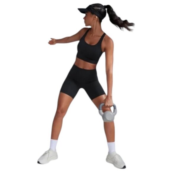 CRZ Yoga black 6 inches - high waist biker shorts size 10 NWT - Picture 2 of 8